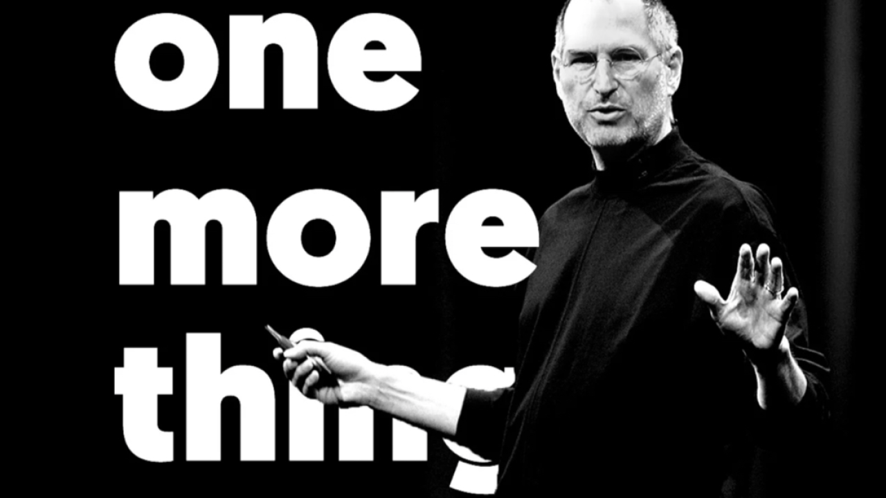 One more thing