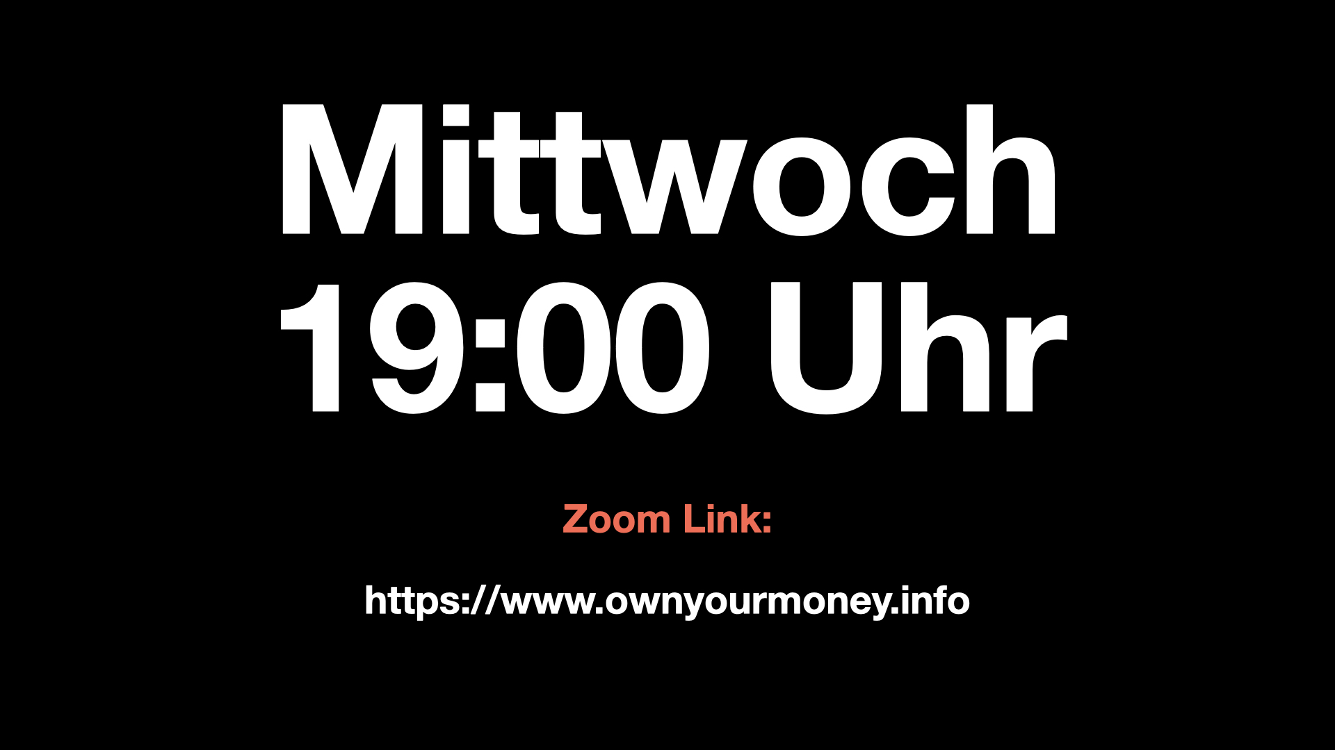 Trustyfy Webinar jeden Mittwoch